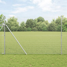 Gelaste Draadhek Met 13 Palen 1.5X25 M Gegalvaniseerd Staal Gegalvaniseerd Staal