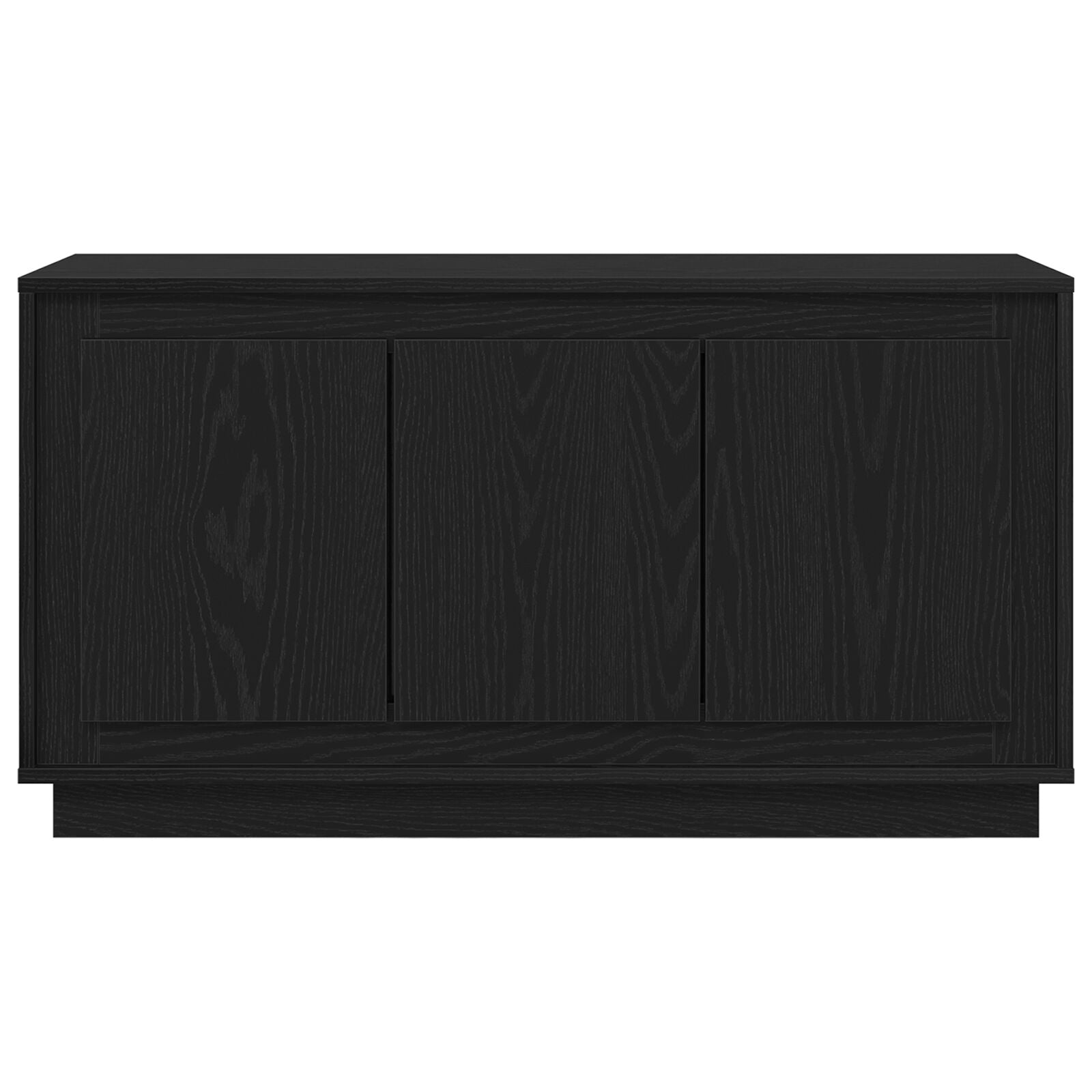 Sideboard Zwart Eiken 102X35X55 Cm Engineered Wood