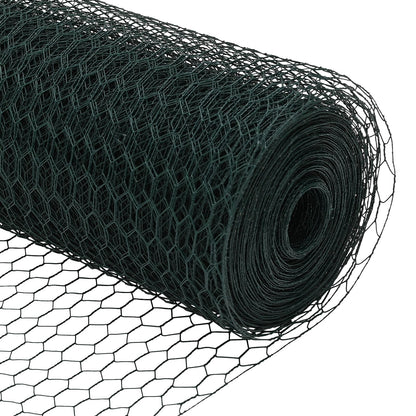 Hexagon Fence 0.5X50 M Staal Groen 50 x 0.5 m 13 mm