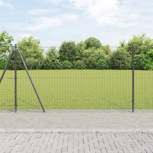 Hekpalen Set Van 104 Beton, Metaal 3.2 X 3.2 X 78.5 Cm Grijs 150 cm 52x betonpaal