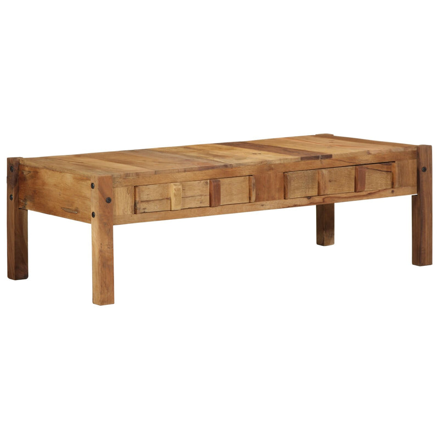 Salontafel 110X55X35 Cm Massief Hout