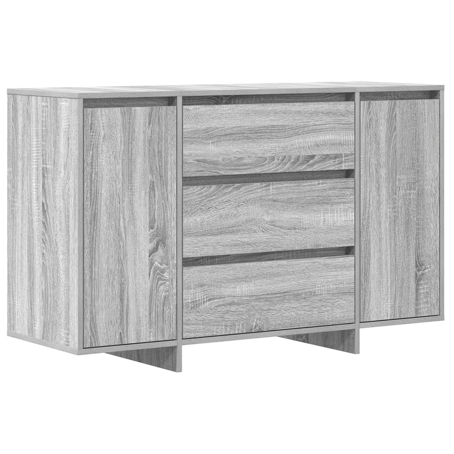 Dressoir Grijs Sonoma Gefabriceerd Hout Dressoir Rechthoekig