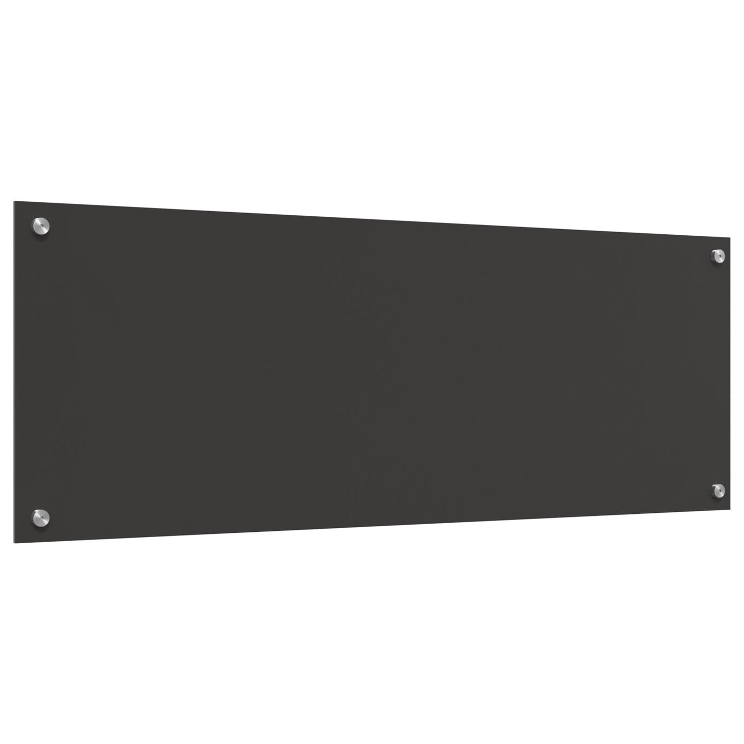 Keuken Achterwand 110X40X0,6 Cm Gelaagd Glas Donkergrijs 110 x 40 cm