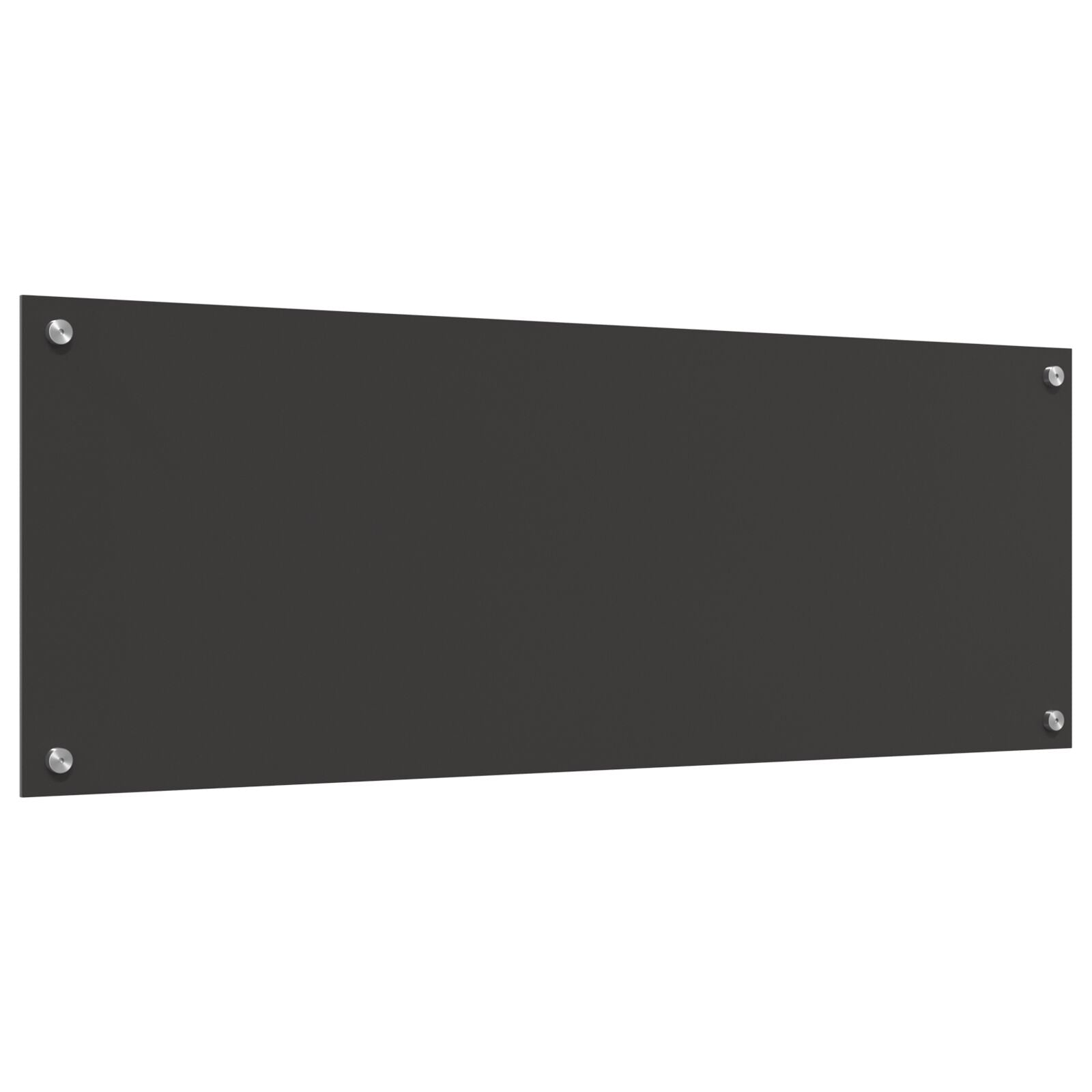 Keuken Achterwand 110X40X0,6 Cm Gelaagd Glas Donkergrijs 110 x 40 cm