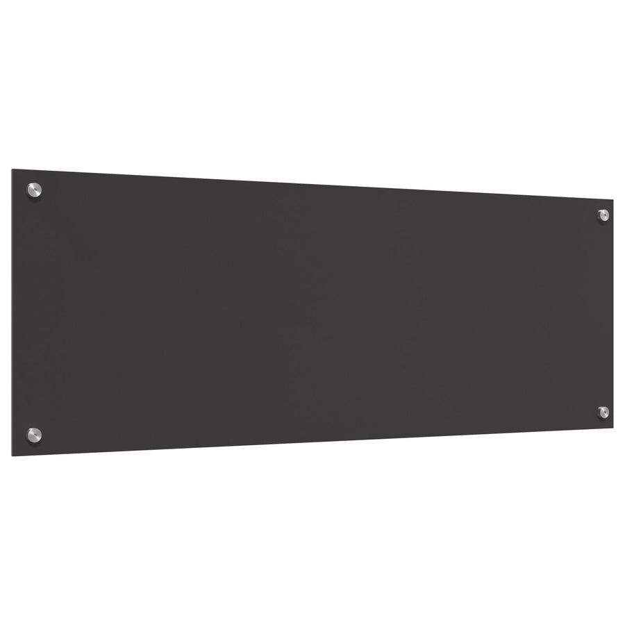 Keuken Achterwand 110X40X0,6 Cm Gelaagd Glas Donkergrijs 110 x 40 cm