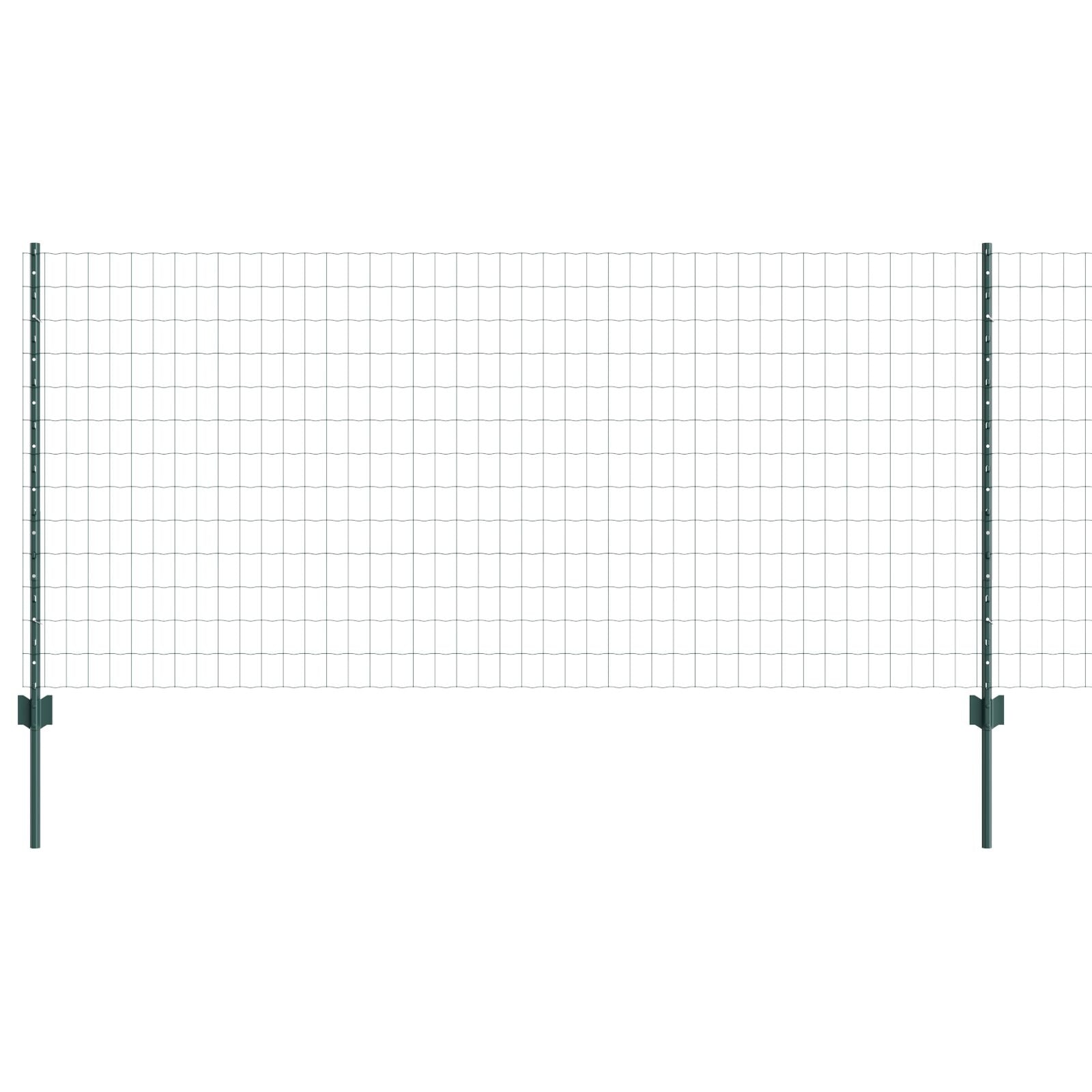 Euro Fence Met 5 U Palen Groen 1X10 M Staal
