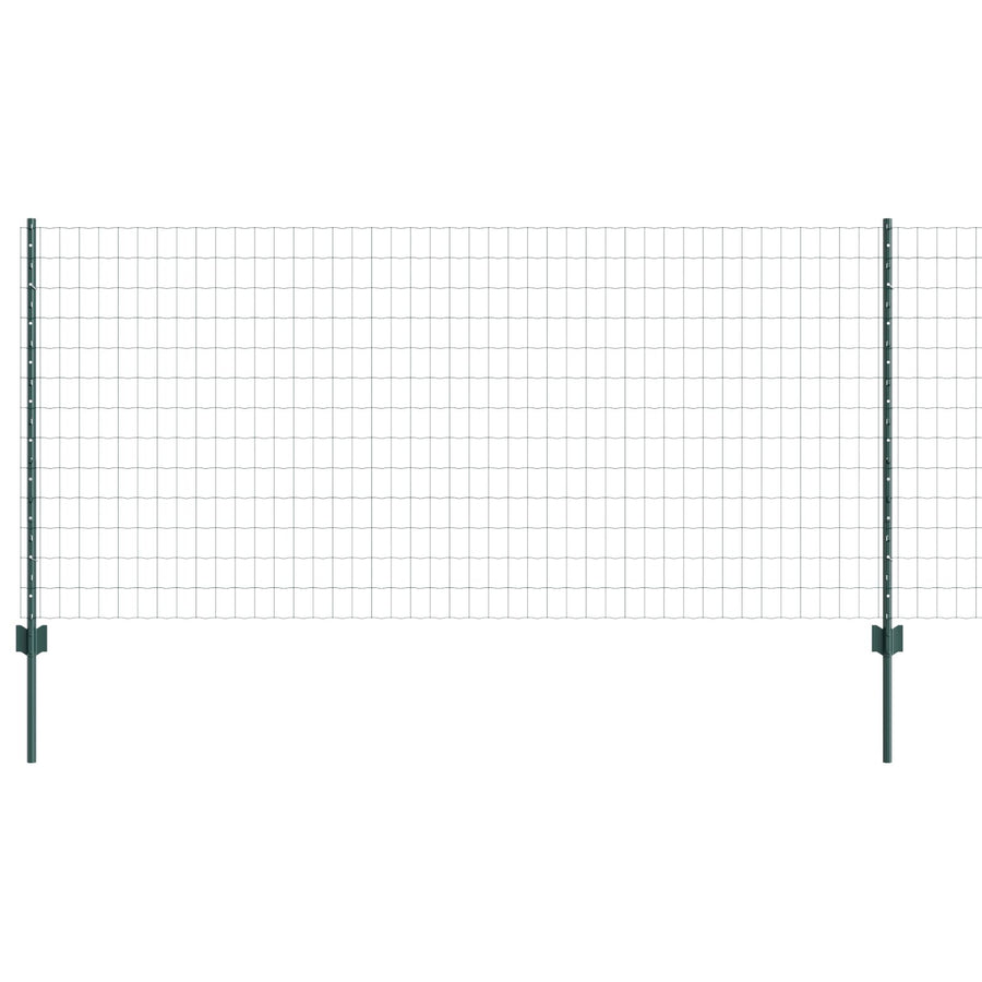 Euro Fence Met 5 U Palen Groen 1X10 M Staal