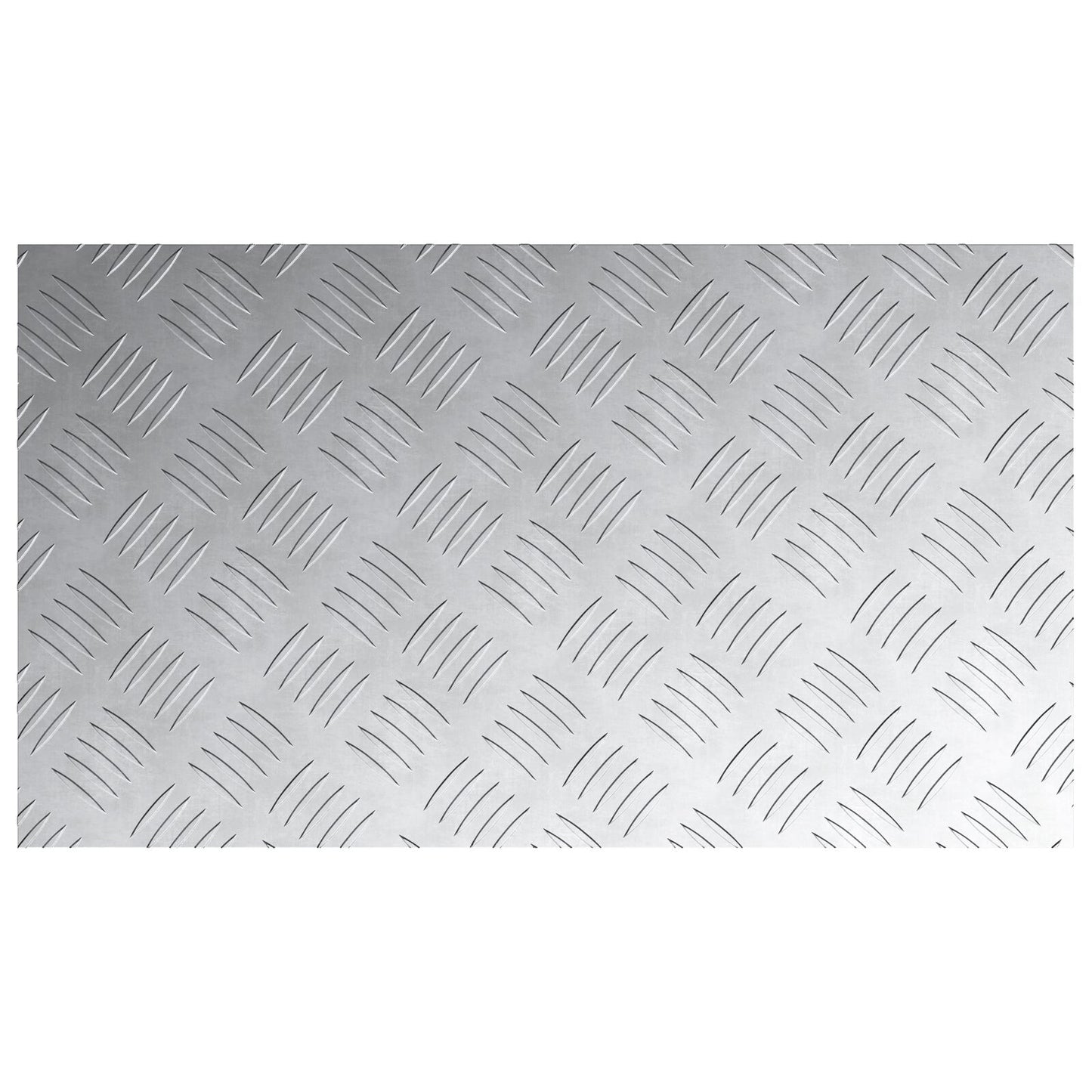 Aluminium Checker Platen 2 Stuks Antislip 70X40 Cm 70 x 40 x 0.3 cm Rechthoekig