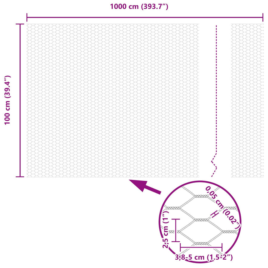 Fence Posts 10 Stuks U-Channel 100 Cm Gegalvaniseerd Staal,  Hexagon Fence 1X10 M Gegalvaniseerd Staal