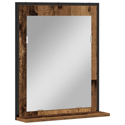 Badkamer Spiegel 50X12X60 Cm Engineered Hout Oude hout
