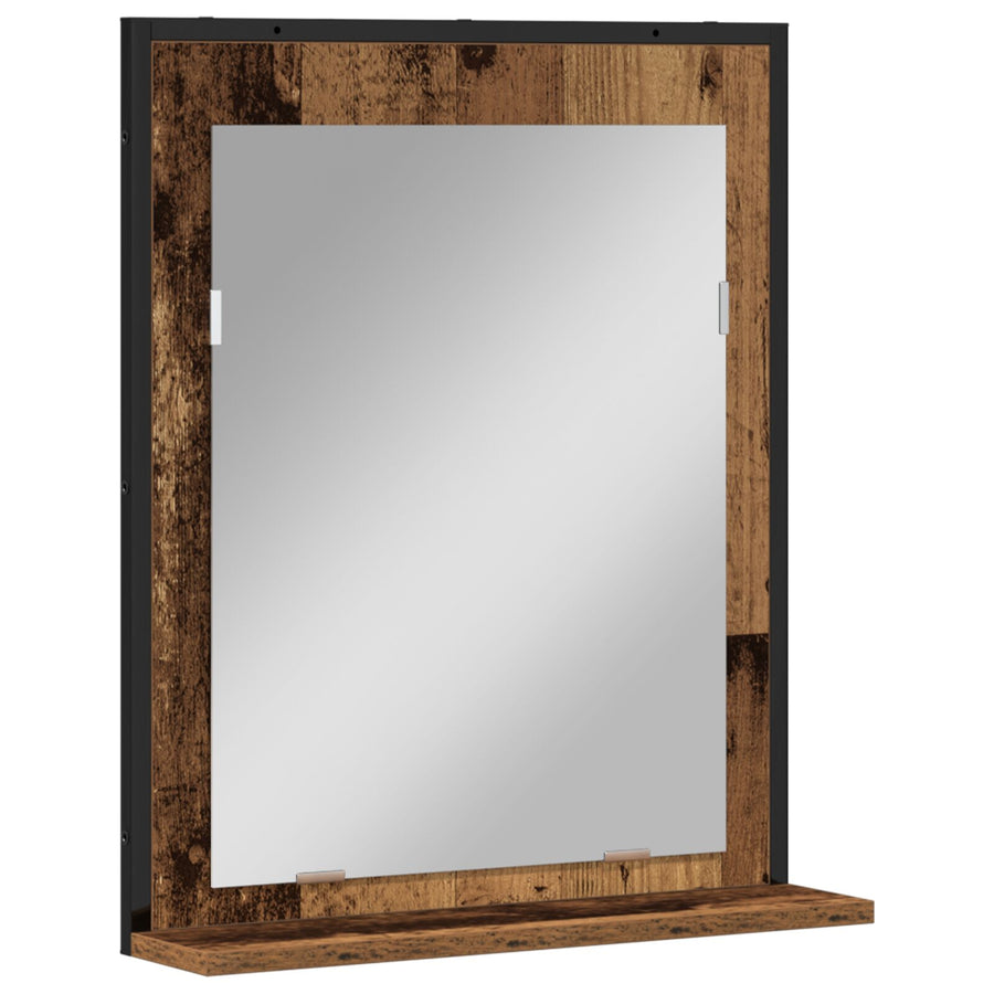 Badkamer Spiegel 50X12X60 Cm Engineered Hout Oude hout
