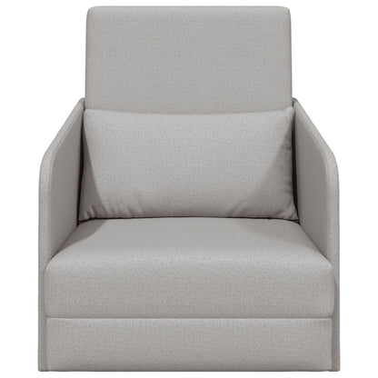 Vloer Sofa Bed 2-In-1 65X80X83 Cm Stof Cloud grey