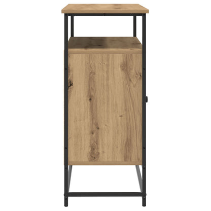 Sideboard 100X35X80 Cm Engineered Wood En Staal Artisan eiken