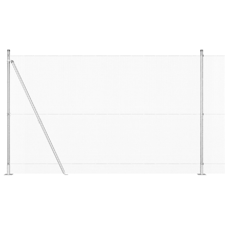 Gelast Draadhek Met 13 Flanged Posts 1,6X25 M Gegalvaniseerd Staal Gegalvaniseerd Staal