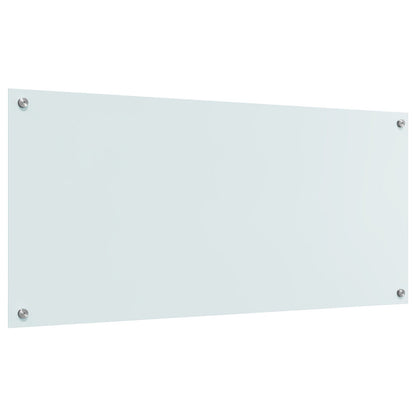 Keuken Achterwand 110X50X0,6 Cm Gelaagd Glas Wit 110 x 50 cm
