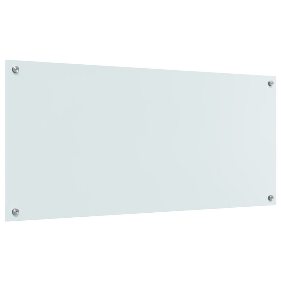 Keuken Achterwand 110X50X0,6 Cm Gelaagd Glas Wit 110 x 50 cm