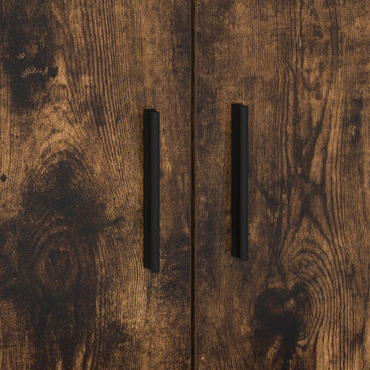 Opslagbed Gerookt Eiken 80X200 Cm