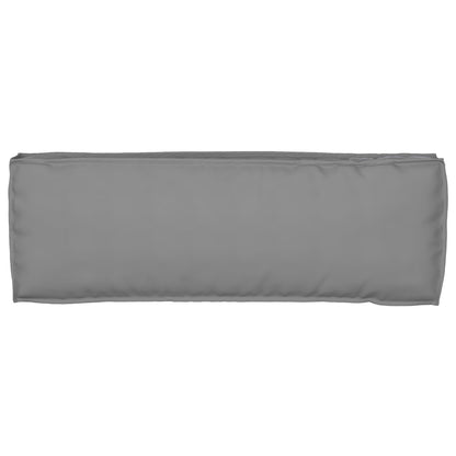 Palletkussen Voor Bank Grijs 120X40X8 Cm Oxford Stof