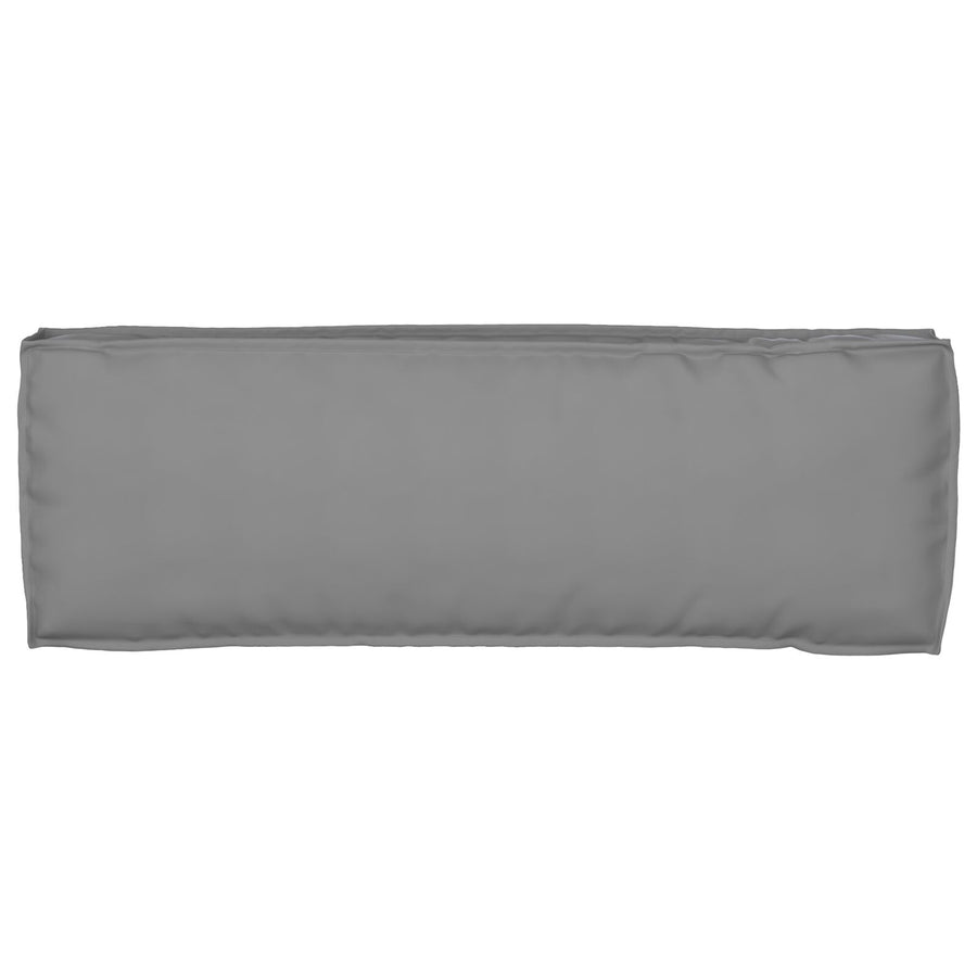 Palletkussen Voor Bank Grijs 120X40X8 Cm Oxford Stof