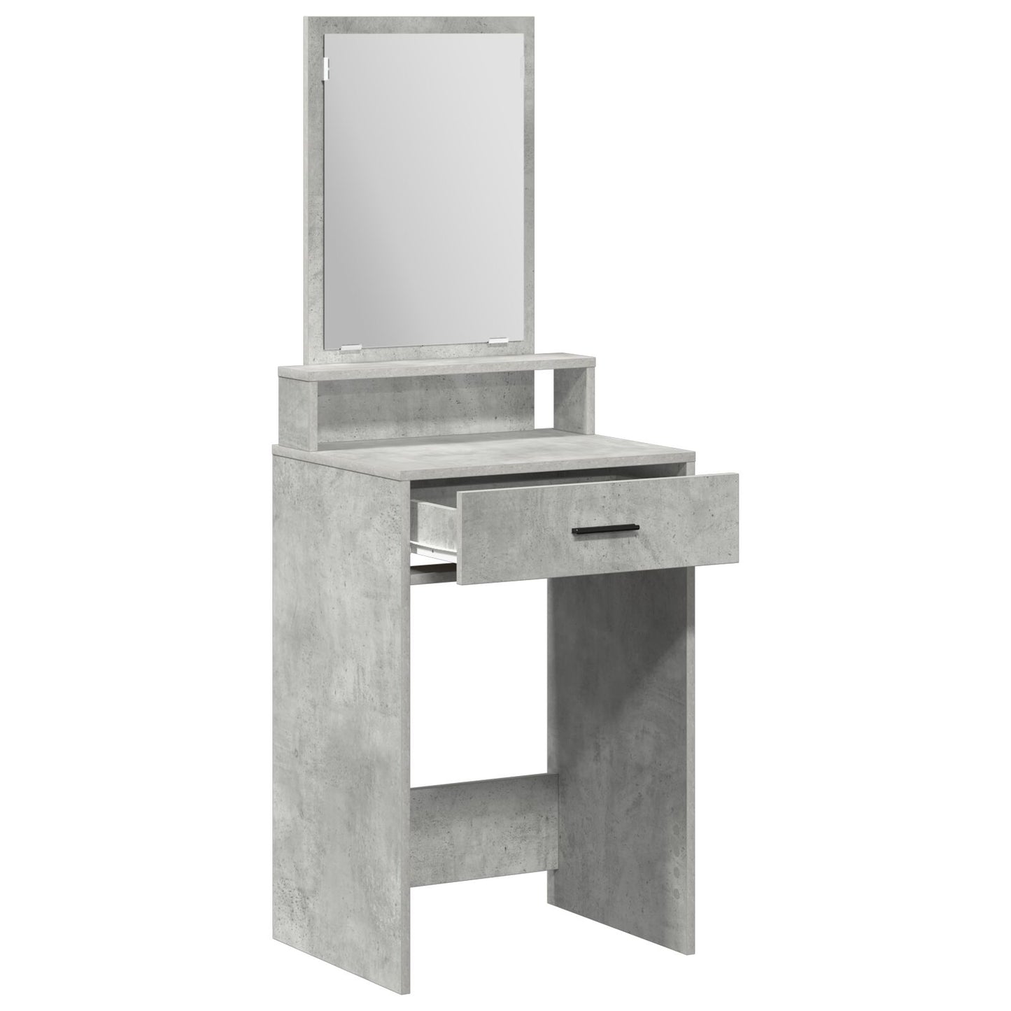Kaptafel Met Lades Betonnen Grijs 50 x 41 x 140 cm Beton Grijs
