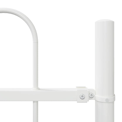 Tuinhek Staal 170 X 60 Cm Duurzaam Tuinhekkenpaneel Wit 0.6 m 1.7 m