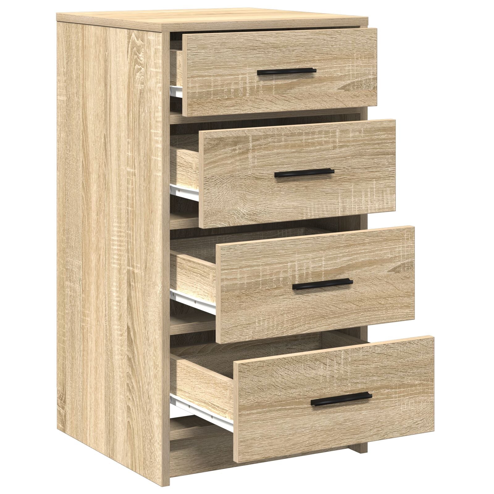 Sideboard 40X41X75 Cm Bewerkt Hout Sonoma eiken