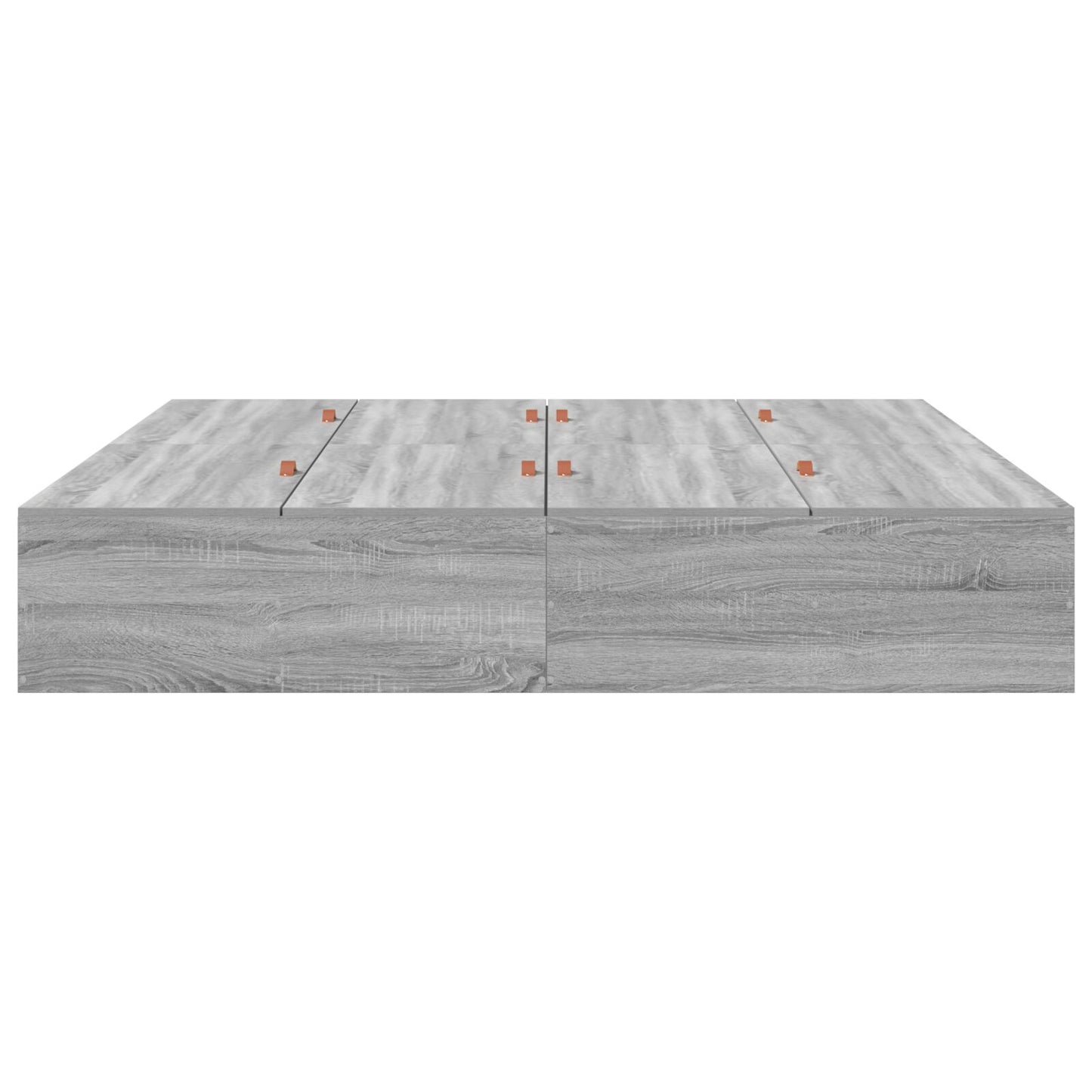 Opbergbedframe Grijs Sonoma 200 x 200 cm