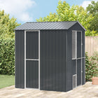 Vogelkooi 210x215x247 cm staal antraciet