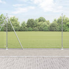 Afrasteringspaal 1,4 m staal zilver