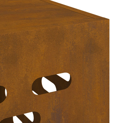 Ac Cover - Weerbestendige Staal Verweerd staal 100 x 50 x 70 cm