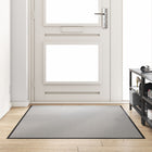 Deurmat 120x180 cm grijs polypropyleen