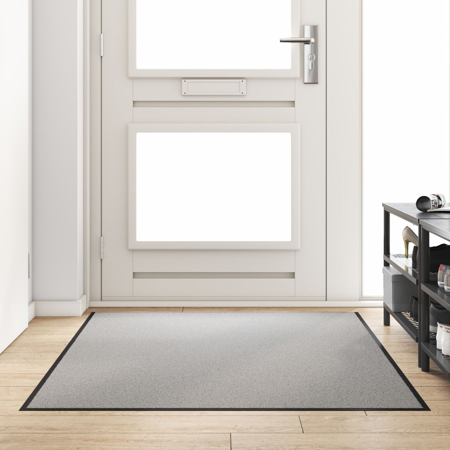 Deurmat Rechthoekig Grijs 120X180 Cm