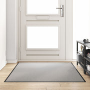 Deurmat 120x180 cm grijs polypropyleen