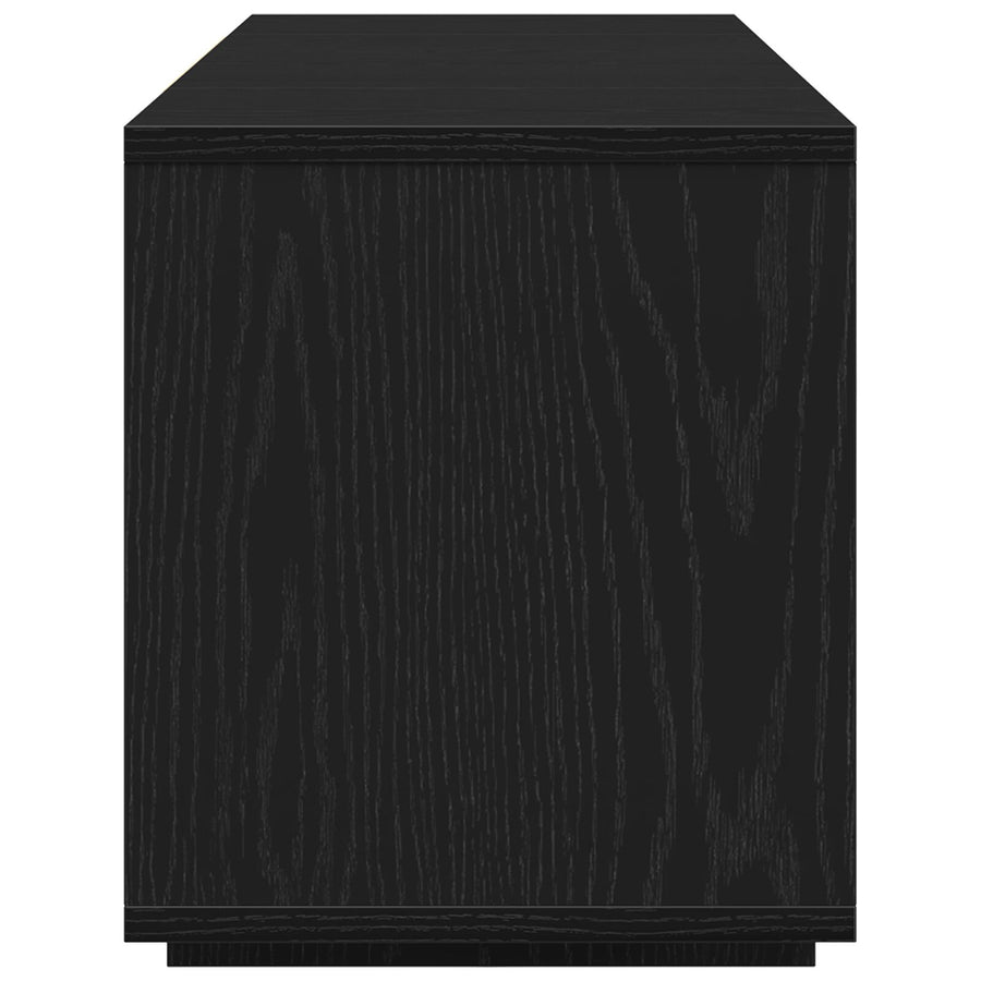 Tv Kast Zwart Eiken 120X30X40,5 Cm Gemaakt Van Hout