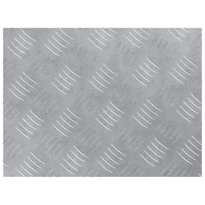 Aluminium Checker Platen 4 Stuks Antislip 40X30 Cm 40 x 30 x 0.3 cm Rechthoekig