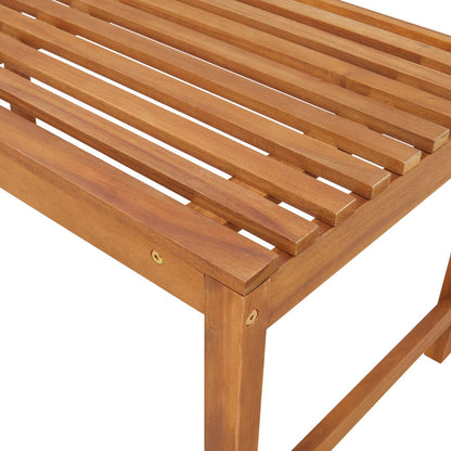 Tuin 100X50X91 Cm Massief Acaciahout zonder kussen Bank