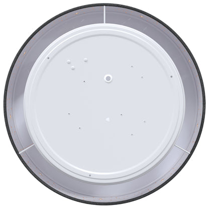 Plafondlampen Met Sterrenlampenkap Ø 30 Cm Stof E27 Ø30 x 13.5 cm Zwart met sterren lampenkap