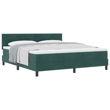 Boxspringbed Met Matras Donkergroen Super King Velvet Blauw