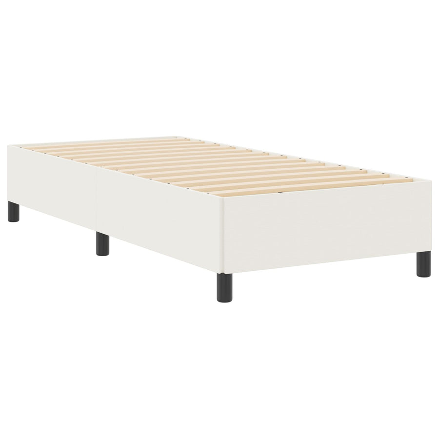 Bedframe Katoenen Velours Crème 80 x 200 cm