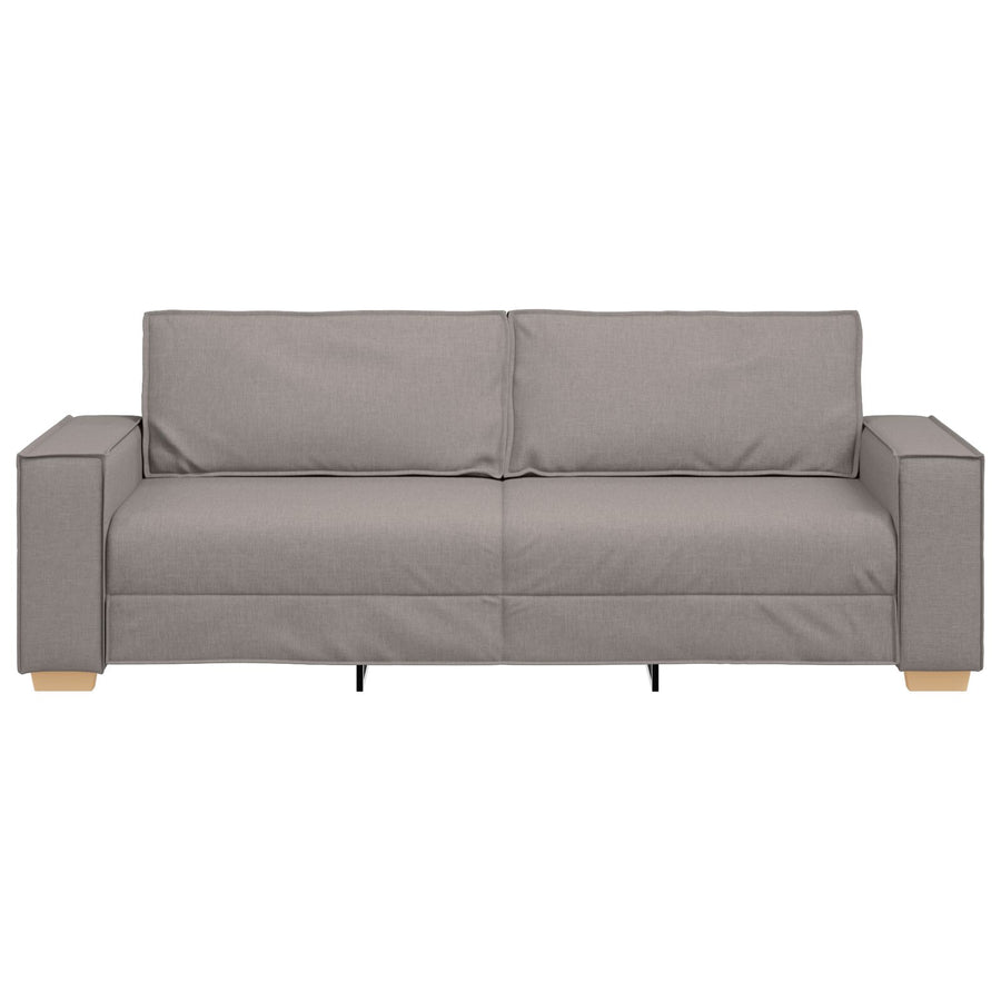 3-Zits Bank Stof 180 cm Taupe