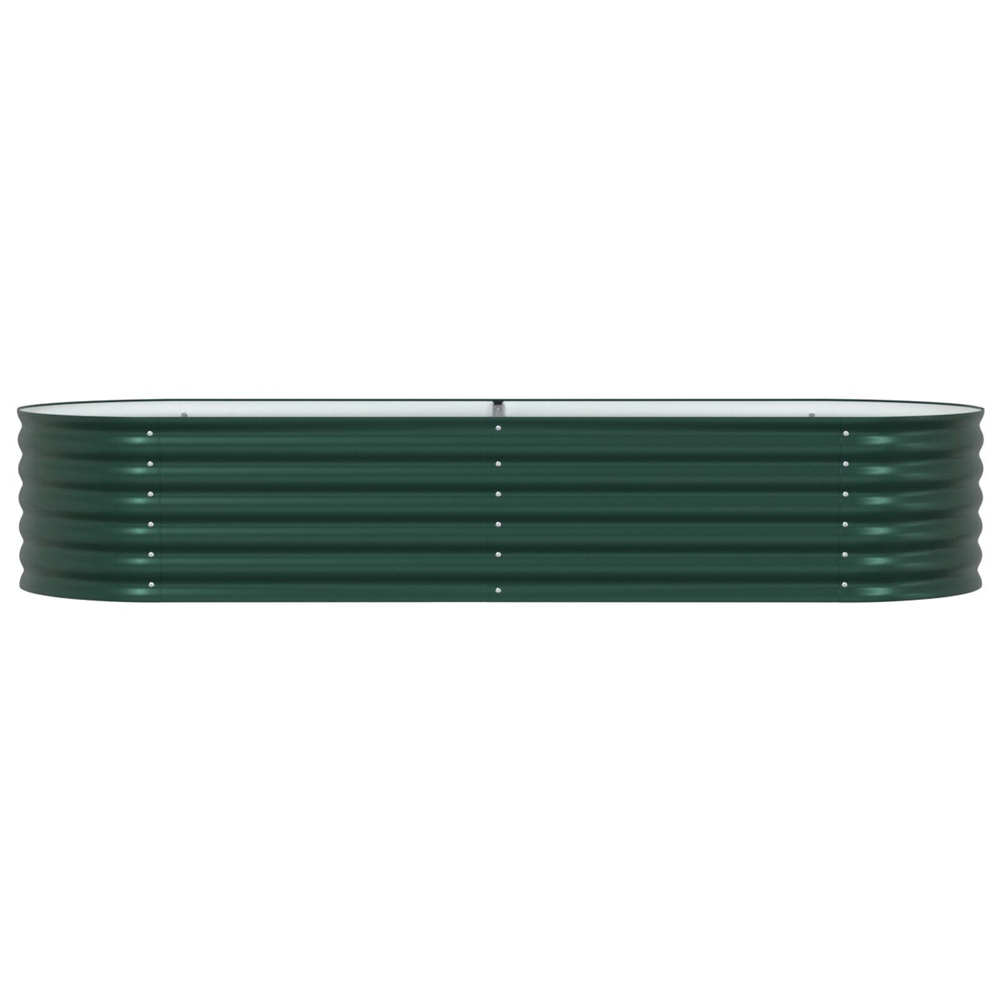 Tuin Verhoogd Bed Gegalvaniseerd Staal 240 x 80 x 44 cm Groen