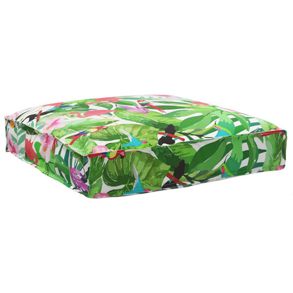 Buitenkussen Polyester 80 X 12 X 80 Cm Duurzaam Tropische jungle