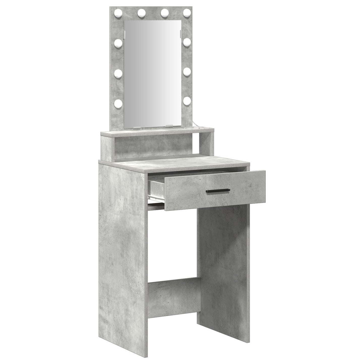 Kaptafel Met Led-Verlichting Betongrijs Beton grijs 50 x 41 x 140 cm