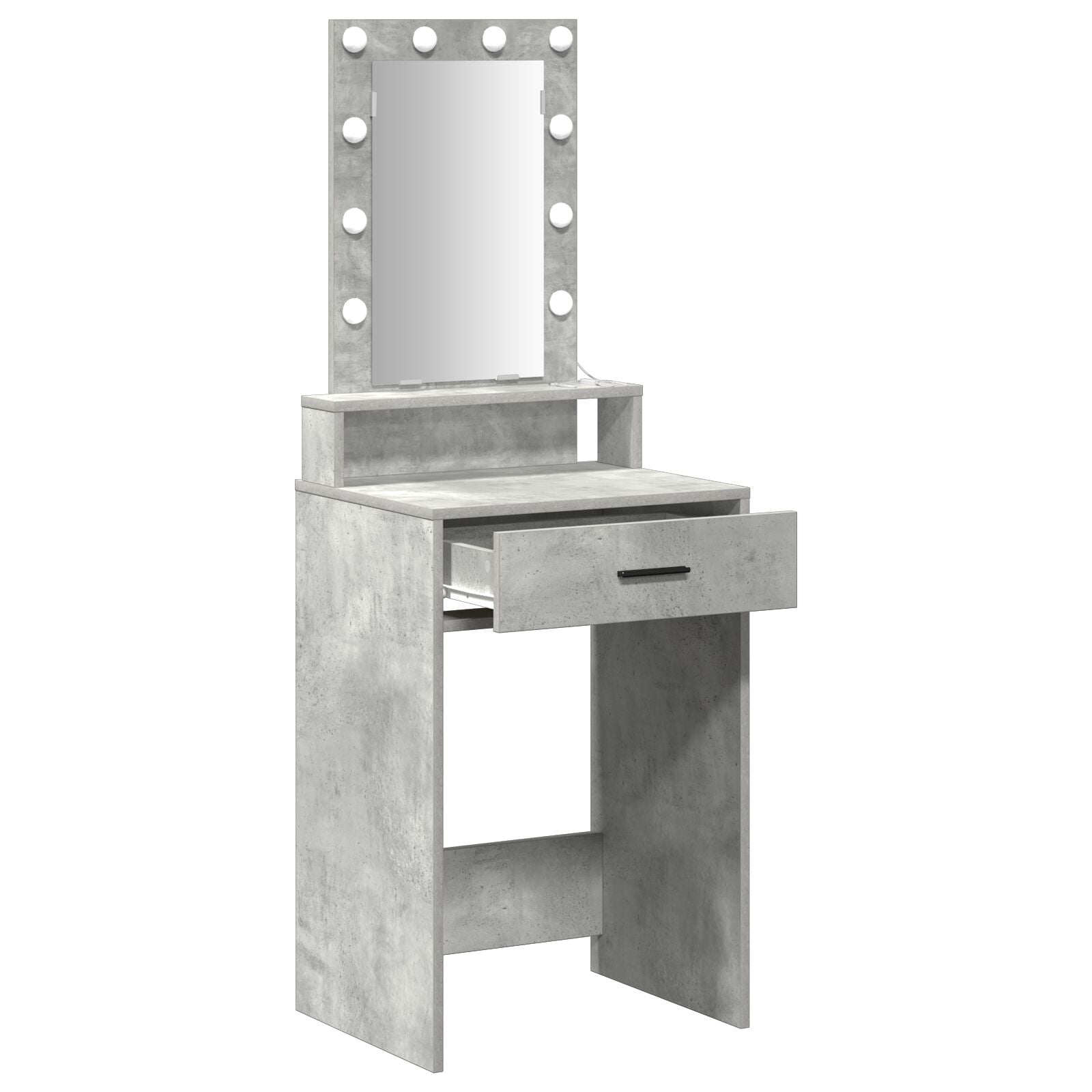 Kaptafel Met Led-Verlichting Betongrijs Beton grijs 50 x 41 x 140 cm