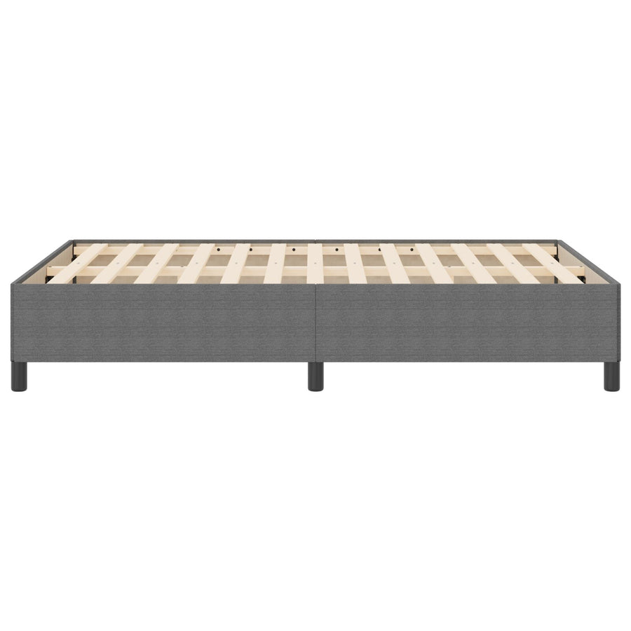 Bedframe Corduroy Stof Lichtgrijs 140 x 190 cm