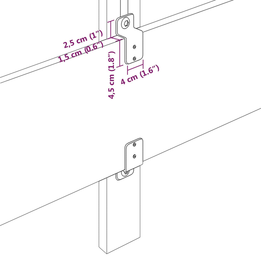 Hoofdbord Met Knopen Tufted Stof Crème 160 cm Laag hoofdbord