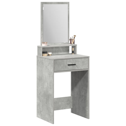 Kaptafel Met Lades Betonnen Grijs 50 x 41 x 140 cm Beton Grijs