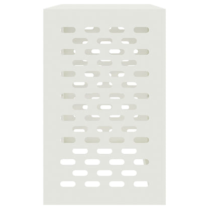 Airconditioner Beschermhoes Staal Wit 110 x 50 x 80 cm
