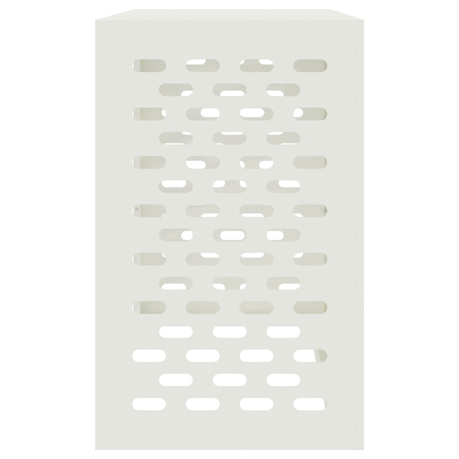 Airconditioner Beschermhoes Staal Wit 110 x 50 x 80 cm