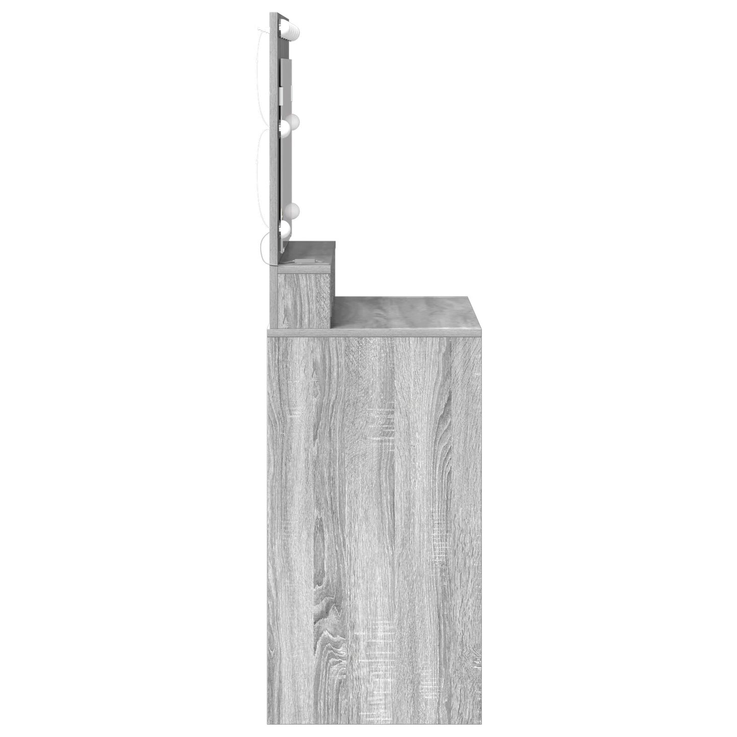 Kaptafel Met Led Verlichting 79X41X135 Cm Grijs sonoma 75,5 x 41 x 135 cm
